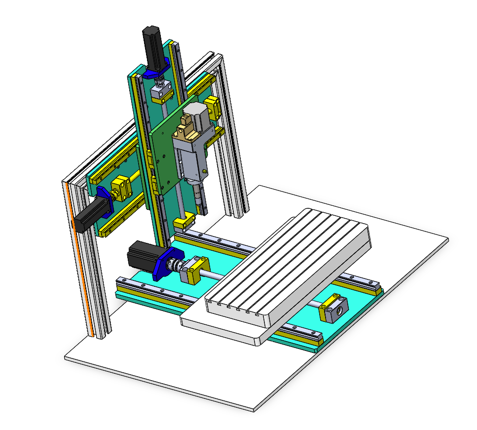 三轴线切割机床